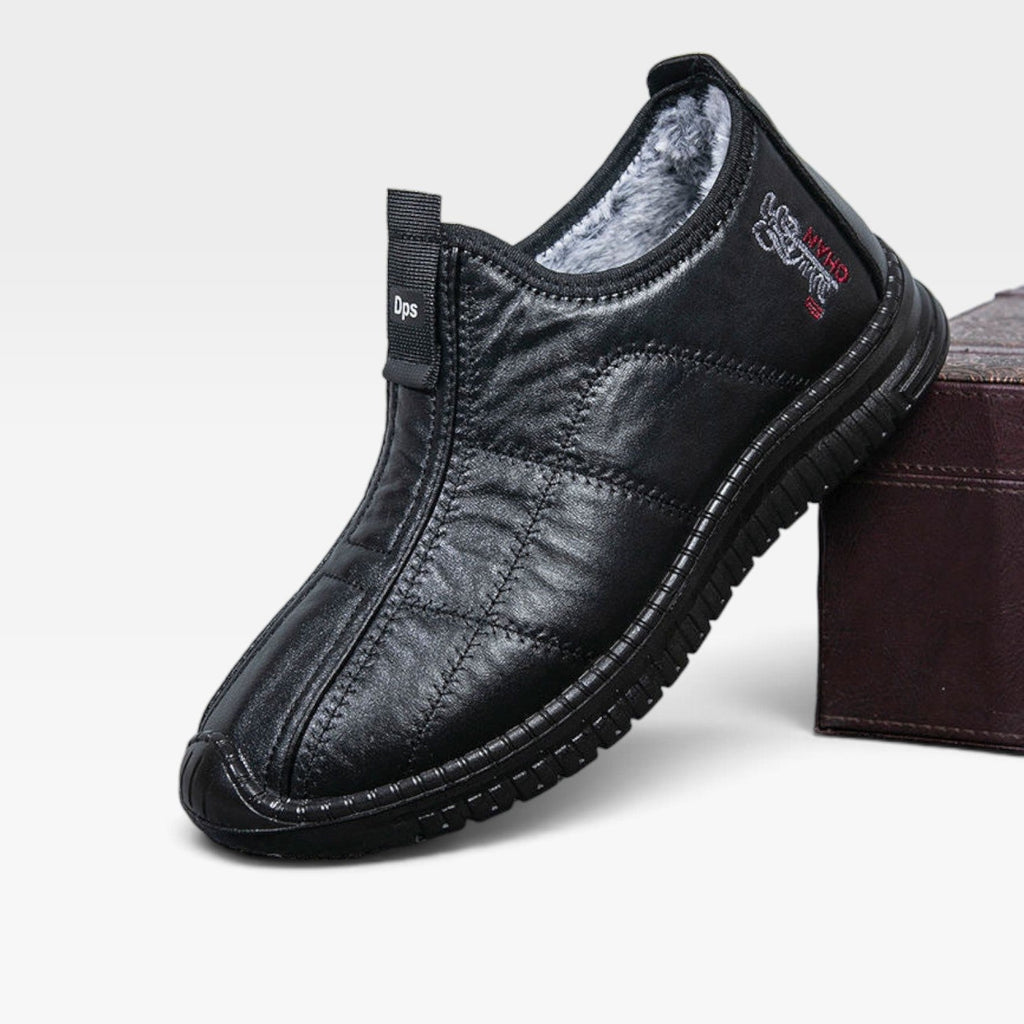 Men's Leather Waterproof Winter Boots