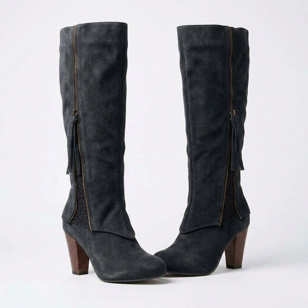 Women's Heeled Knee High Boots