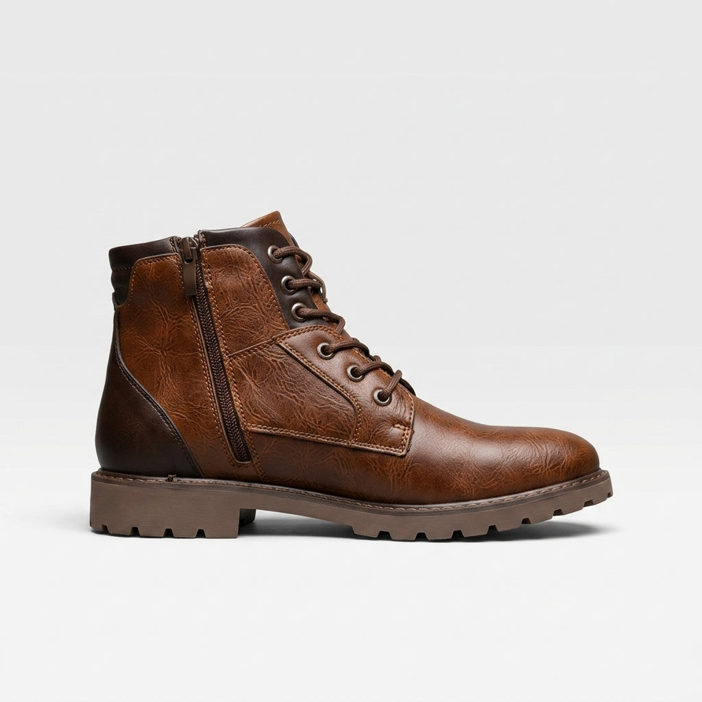 Men's Leather Combat Boots