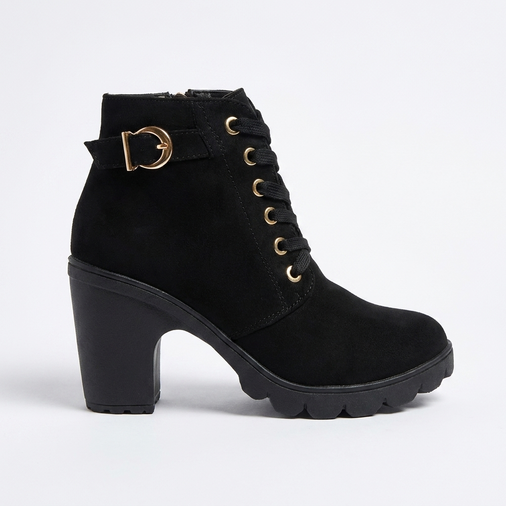 Women's Heeled Combat Boots