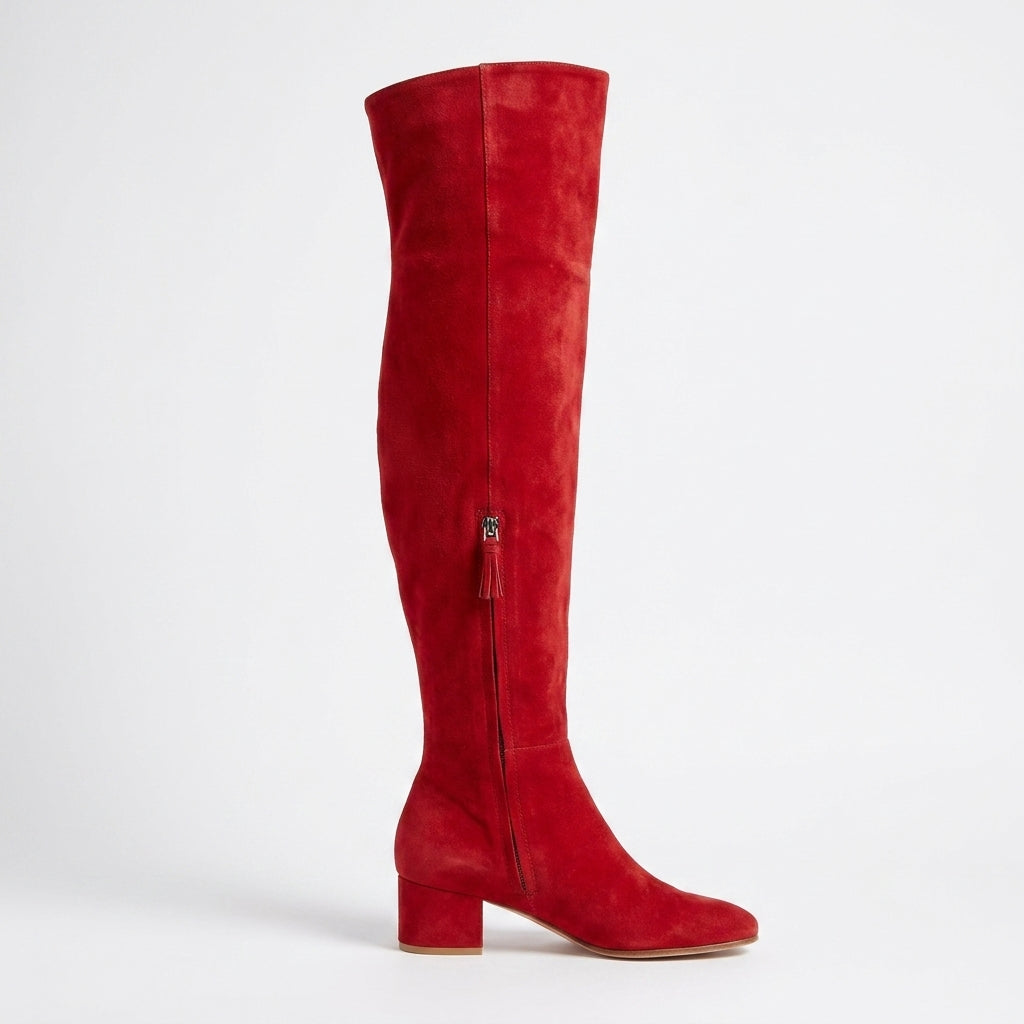 Women's Over The Knee High Suede Boots
