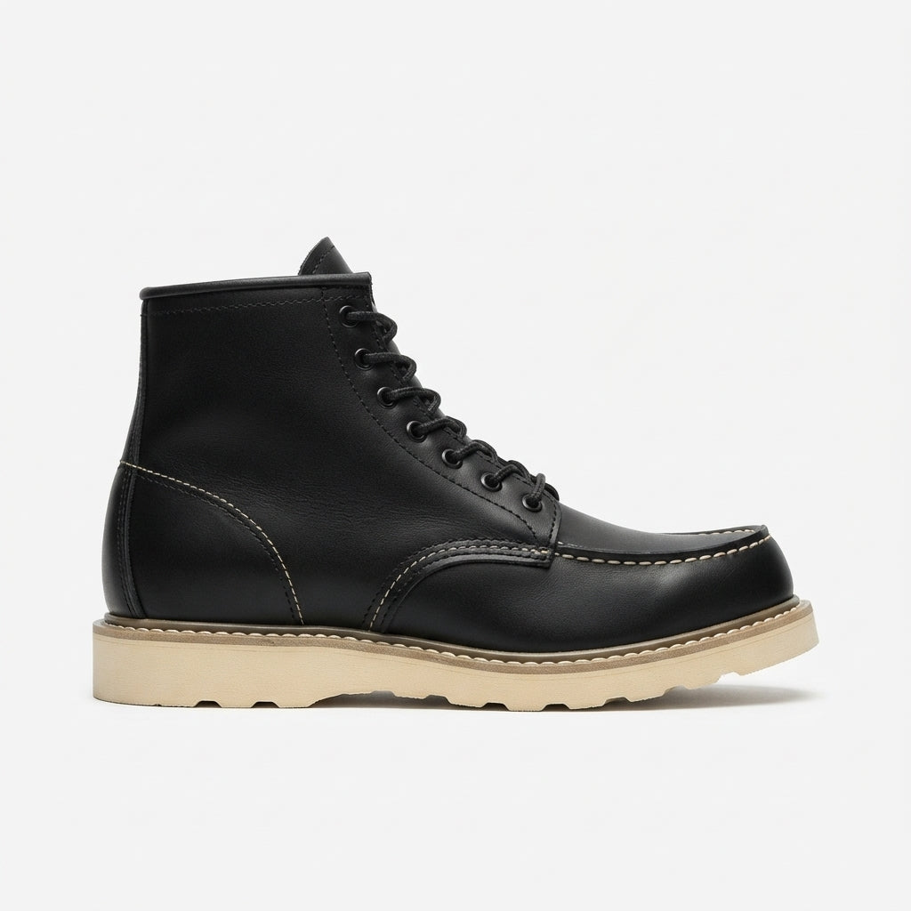 Men's Leather Lace-Up Ankle Boots