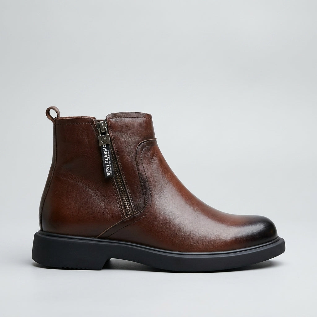 Men's Leather Chelsea Ankle Boots