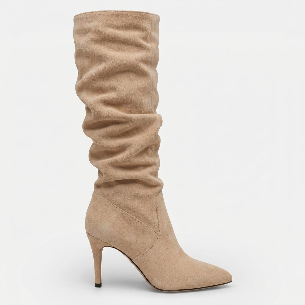 Women's Suede Knee High Boots