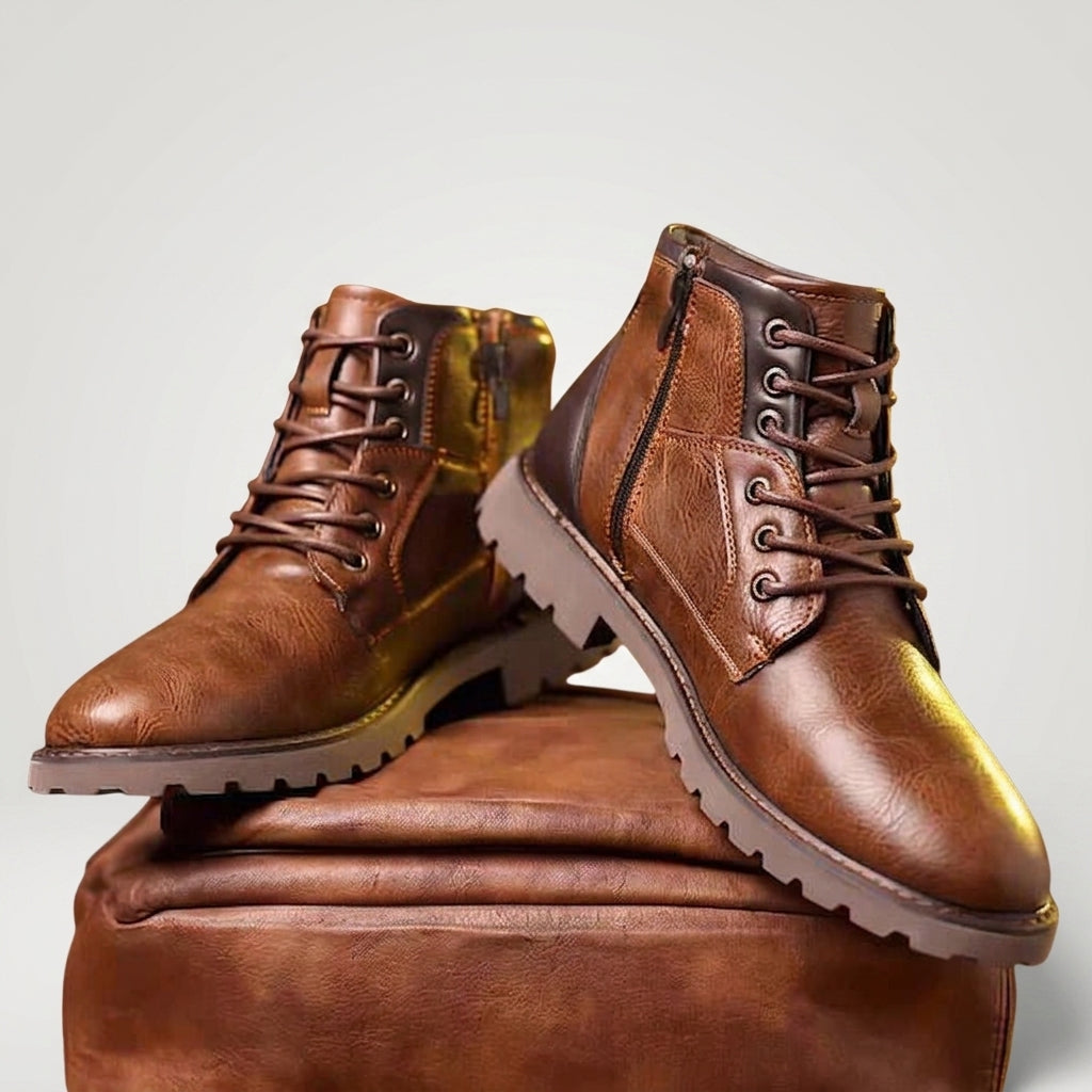 Men's Leather Combat Boots