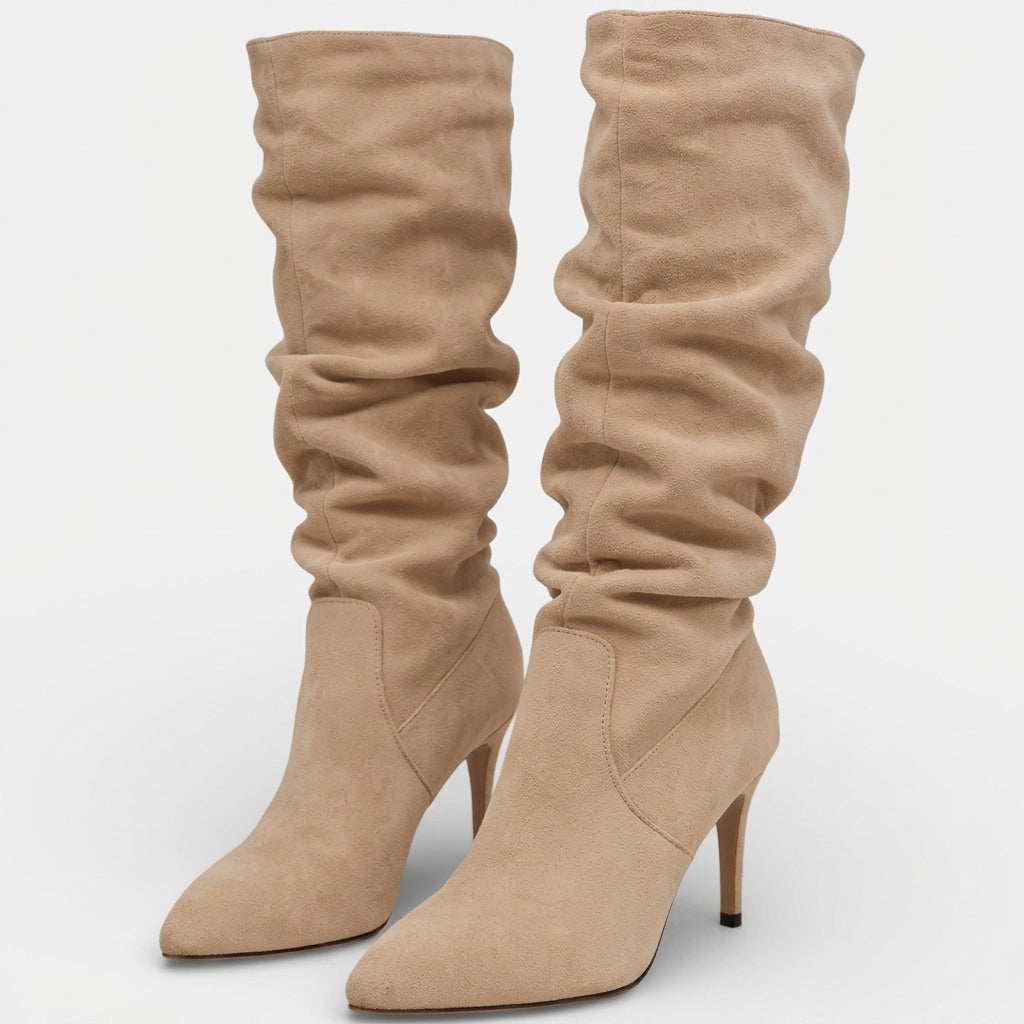 Women's Suede Knee High Boots
