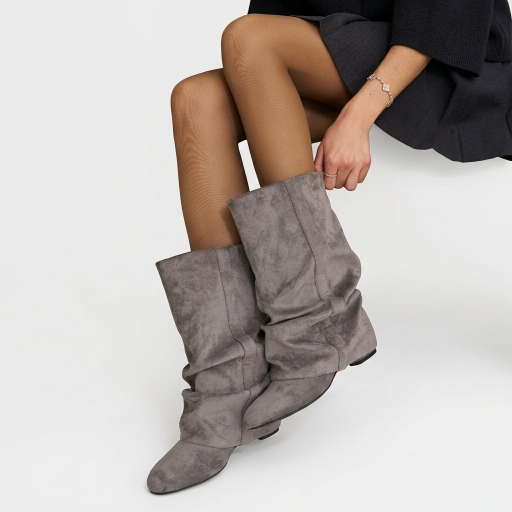Women's Slouch Suede Boots
