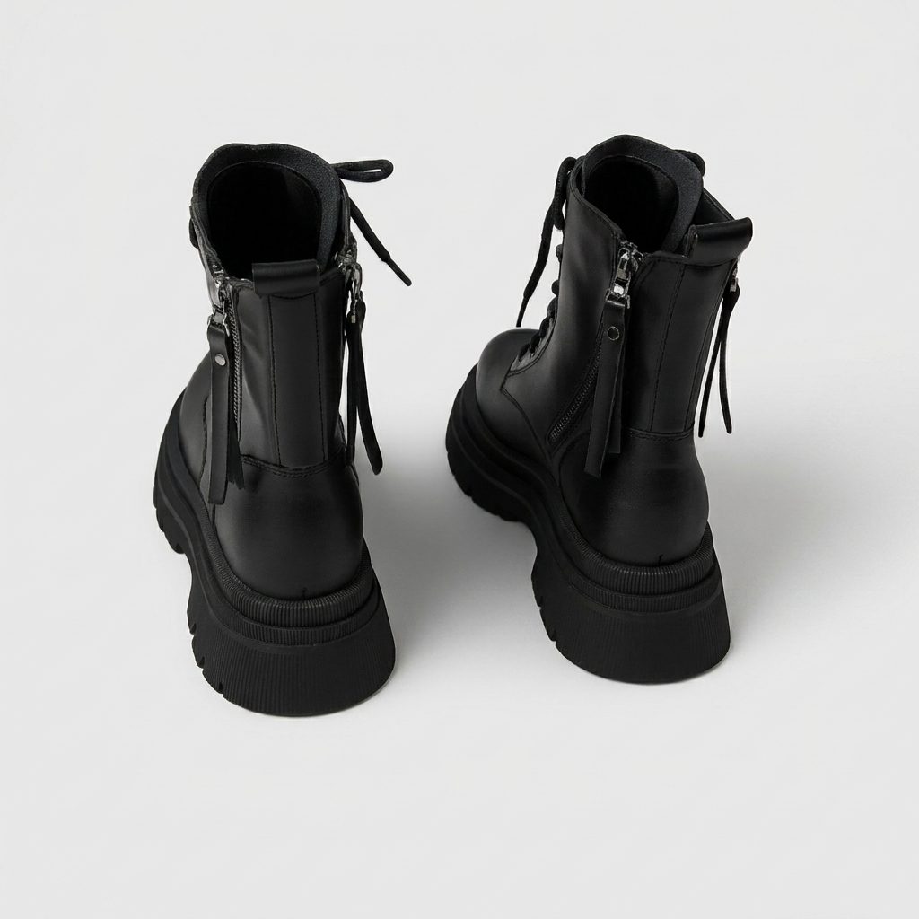 Women's Combat Platform Ankle Boots