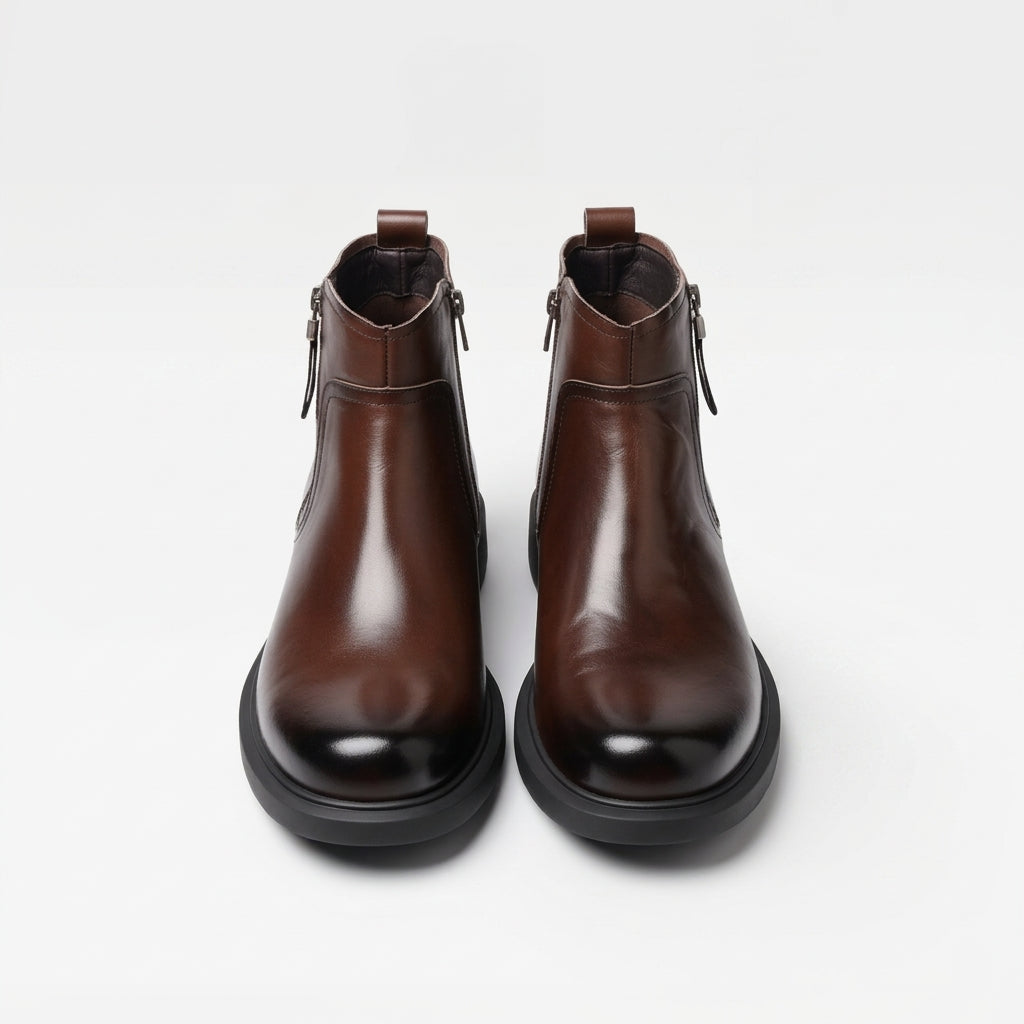 Men's Leather Chelsea Ankle Boots
