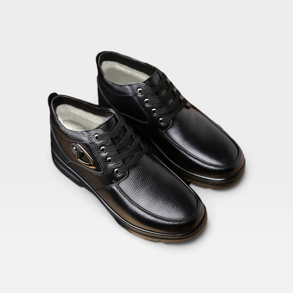 Men's Leather Lace-Up Boots