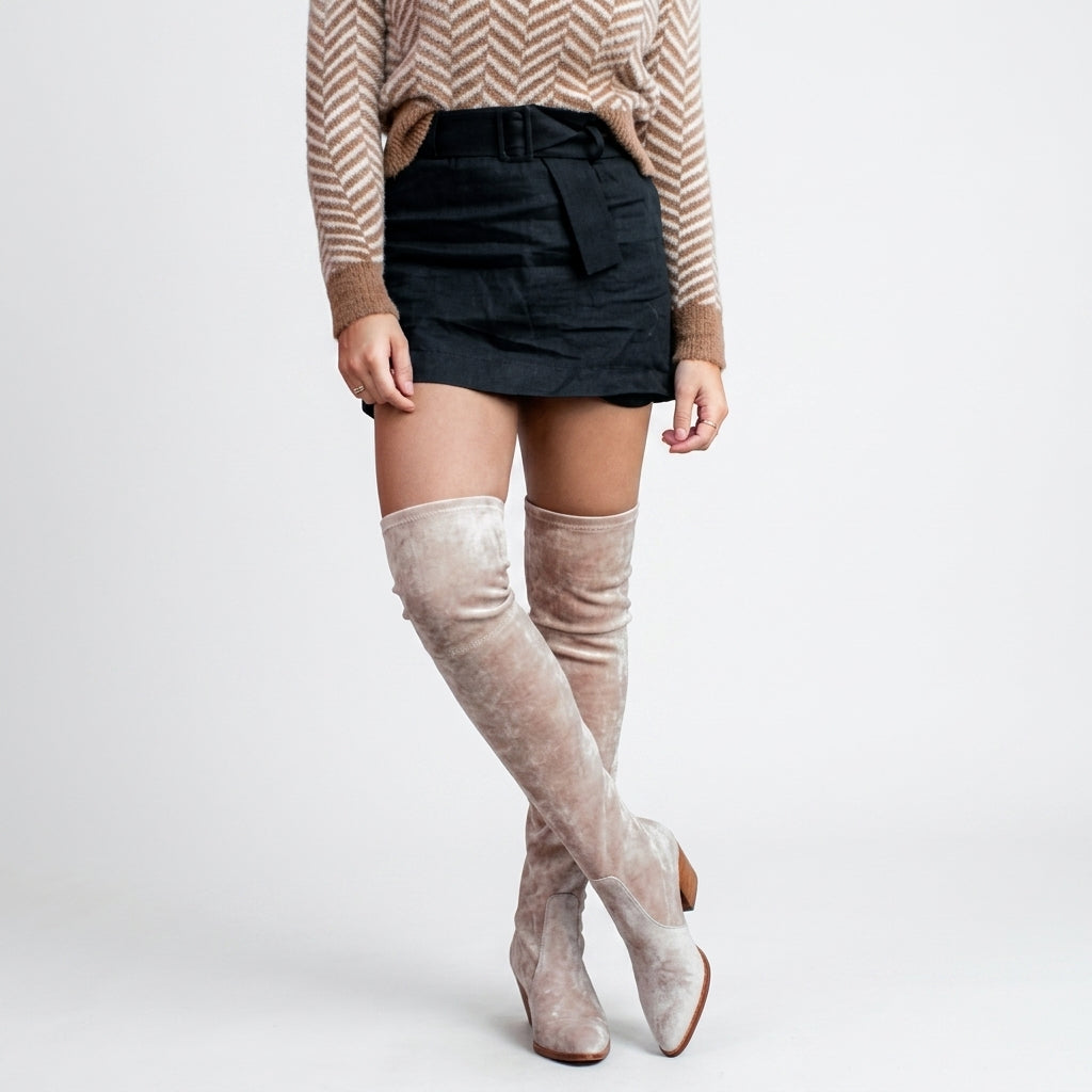 Women's Over The Knee High Heeled Boots