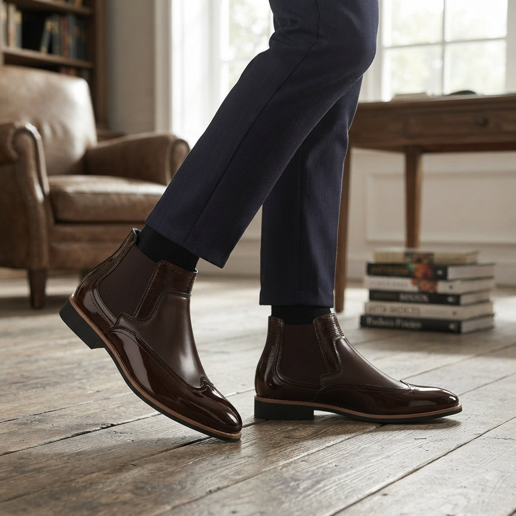 Men's Leather Classic Chelsea Boots