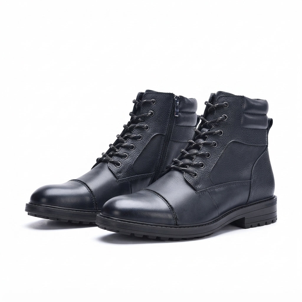 Men's Casual Outdoor Leather Combat Boots