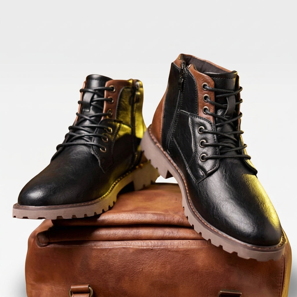 Men's Leather Combat Boots