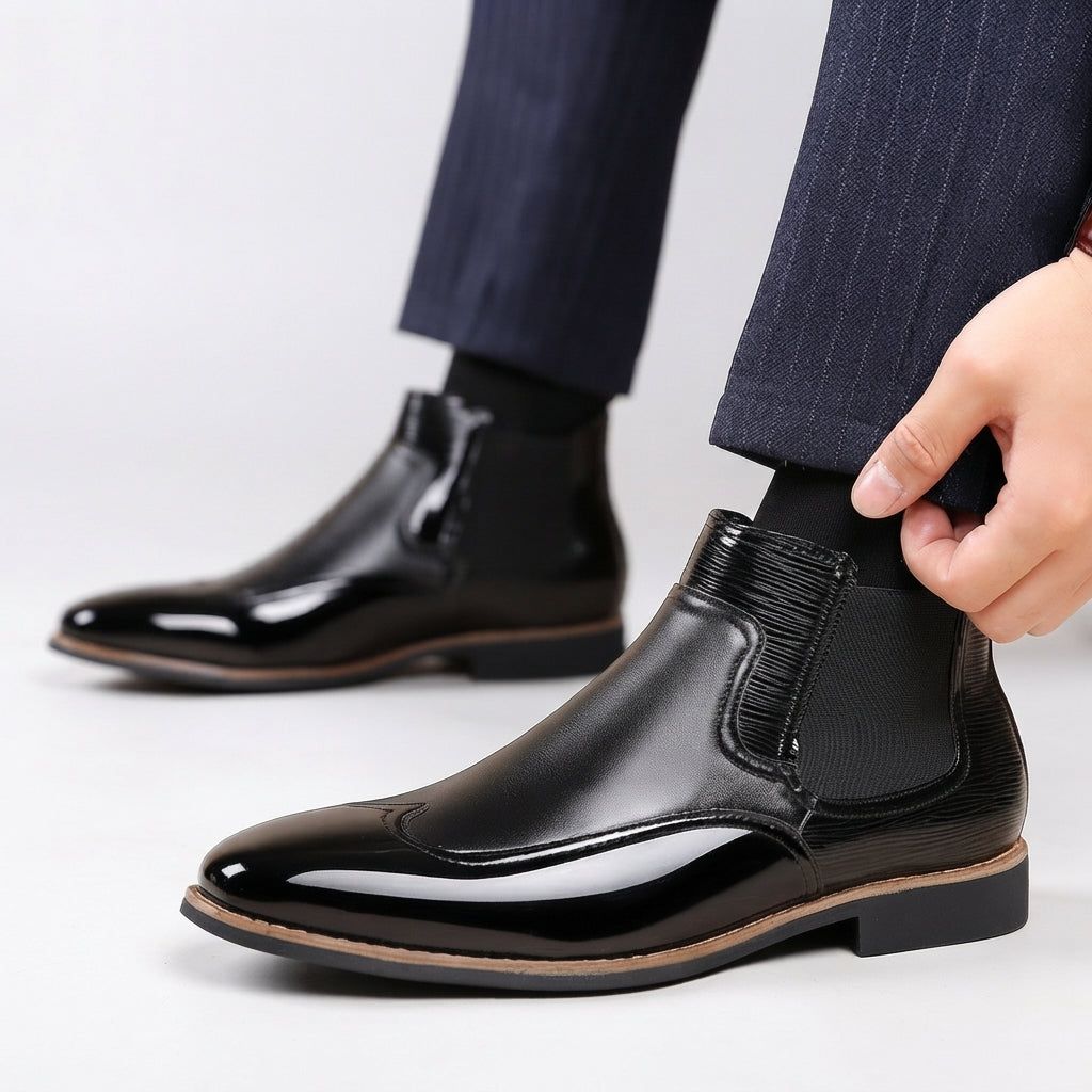 Men's Leather Classic Chelsea Boots