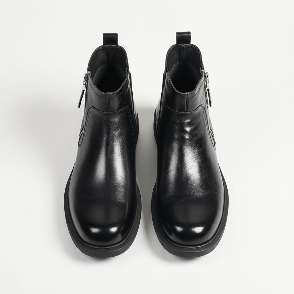 Men's Leather Chelsea Ankle Boots