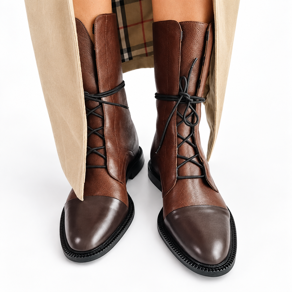 Women's Fashionable Combat Ankle Boots