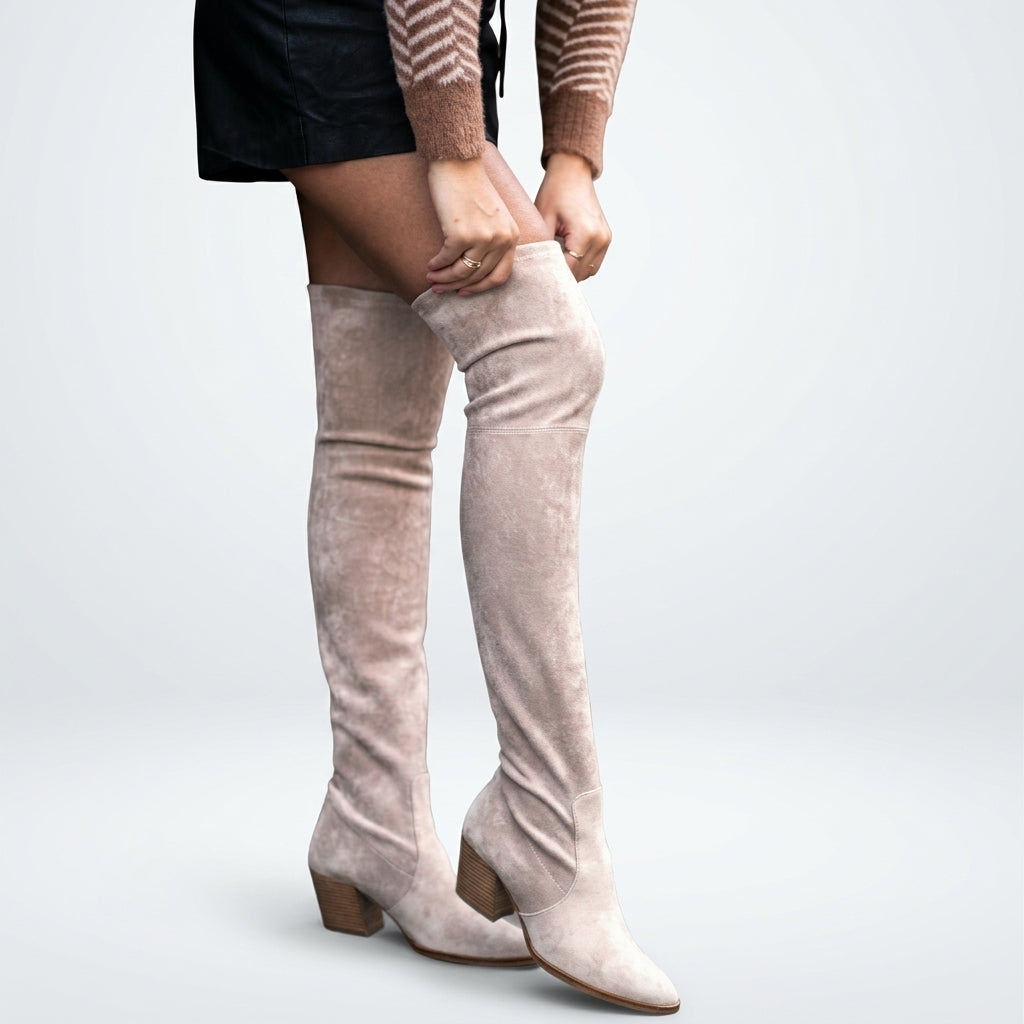 Women's Over The Knee High Heeled Boots