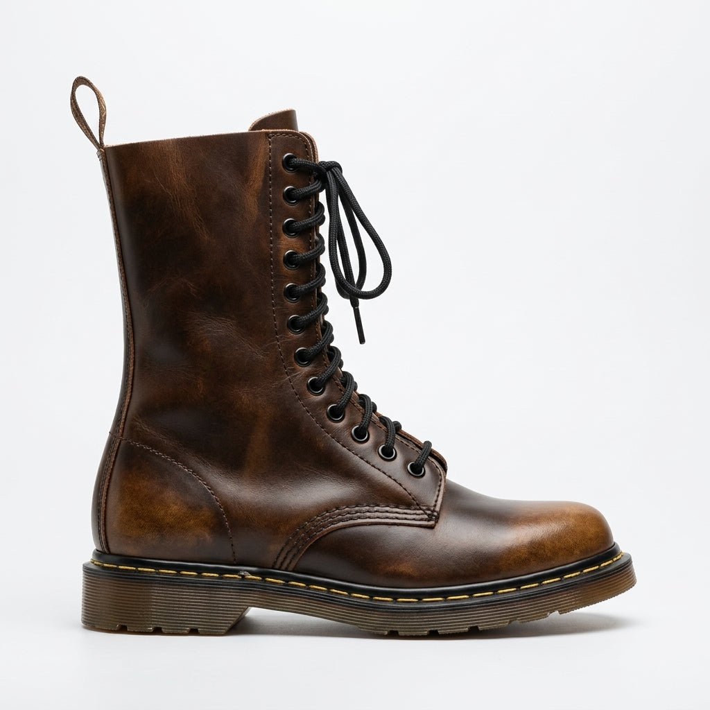 Men's Versatile Leather Combat Boots