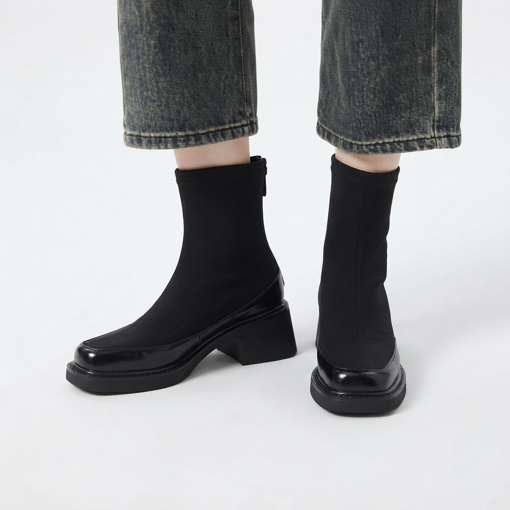 Women's Comfortable Heeled Ankle Boots