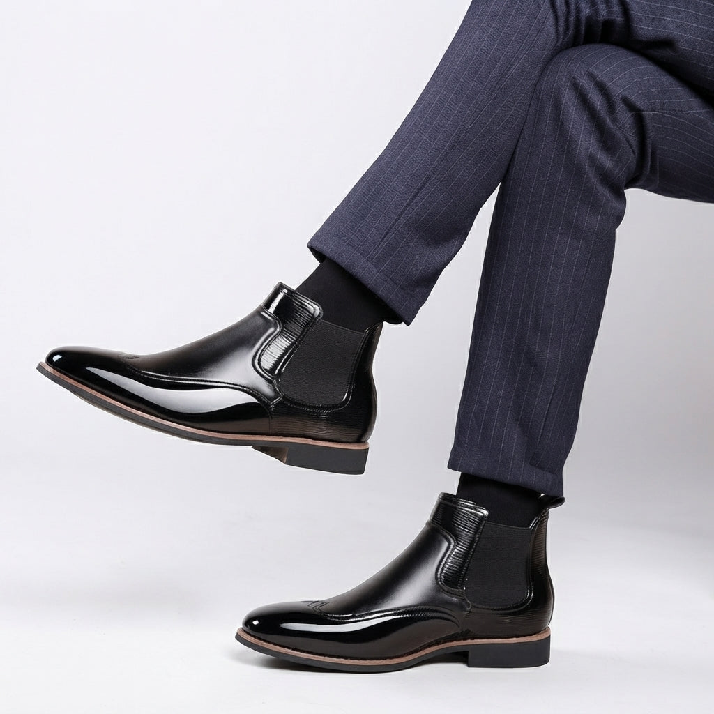 Men's Leather Classic Chelsea Boots