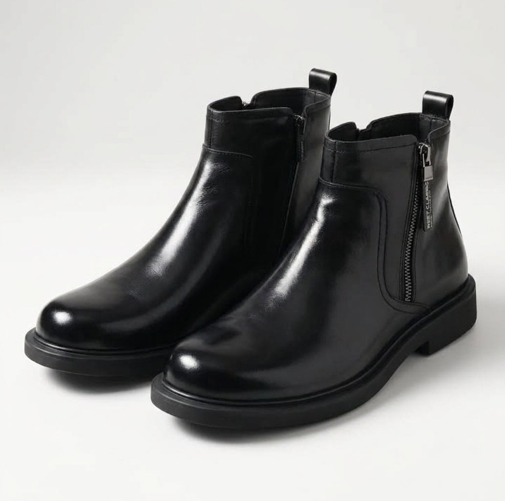 Men's Leather Chelsea Ankle Boots