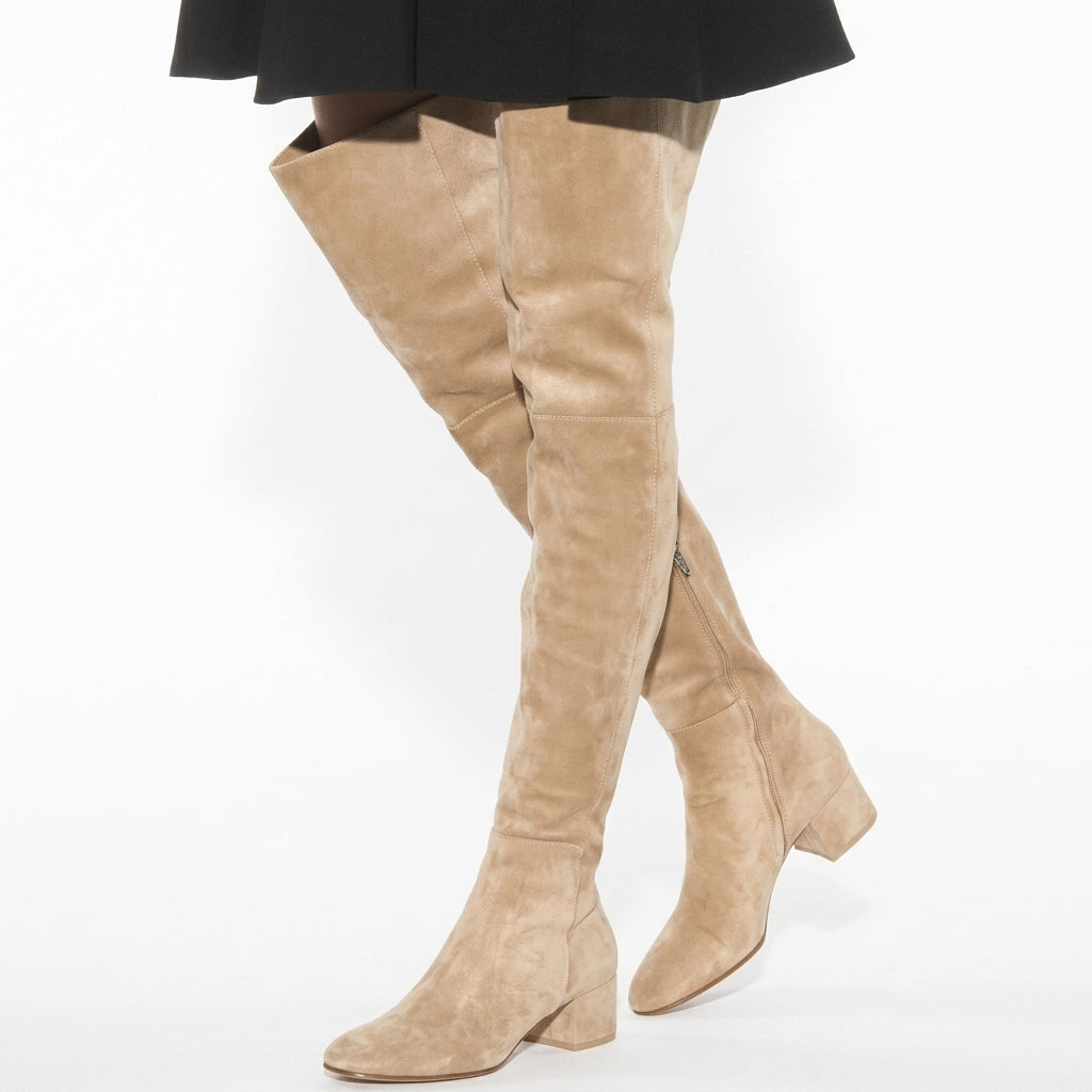 Women's Over The Knee High Suede Boots