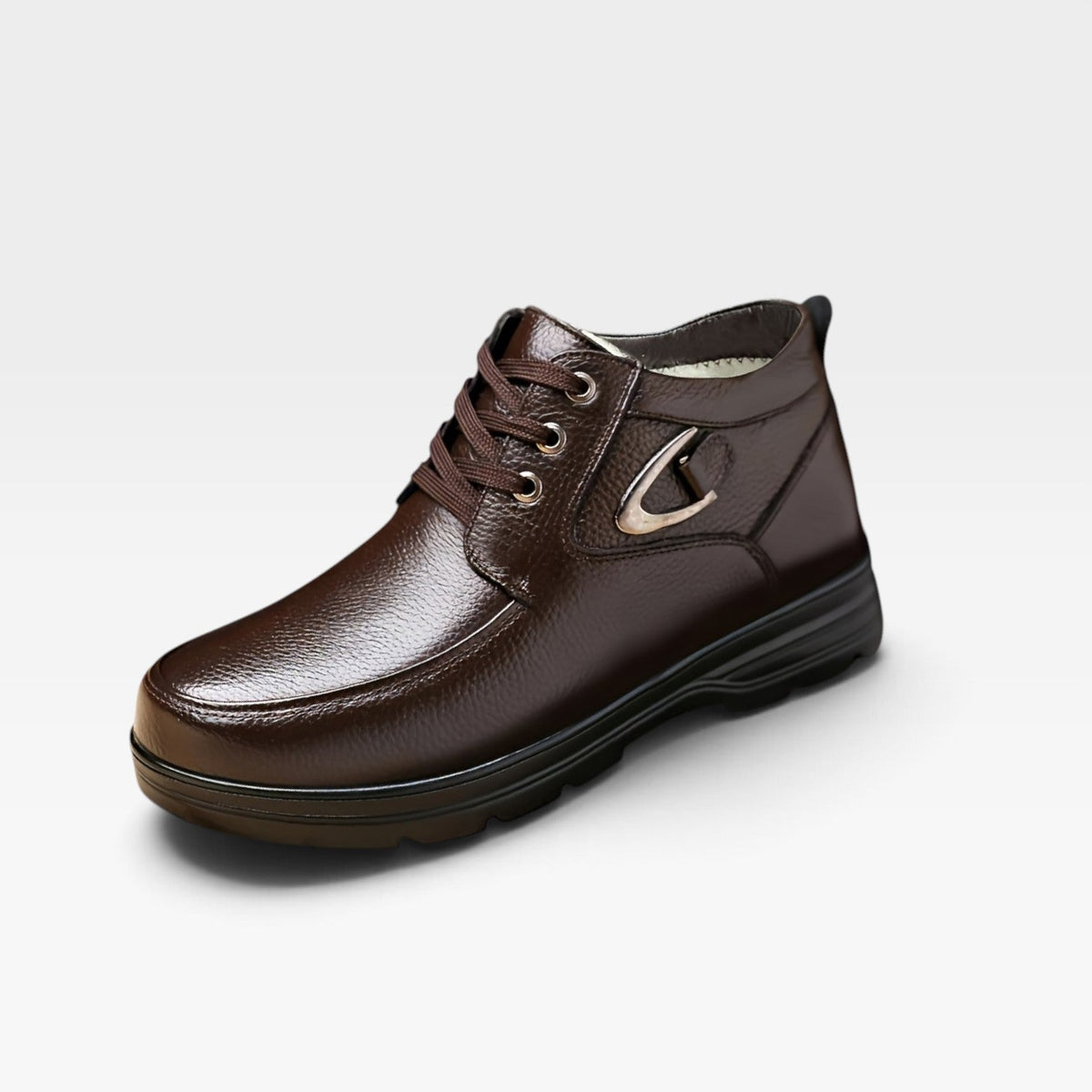Men's Leather Lace-Up Boots