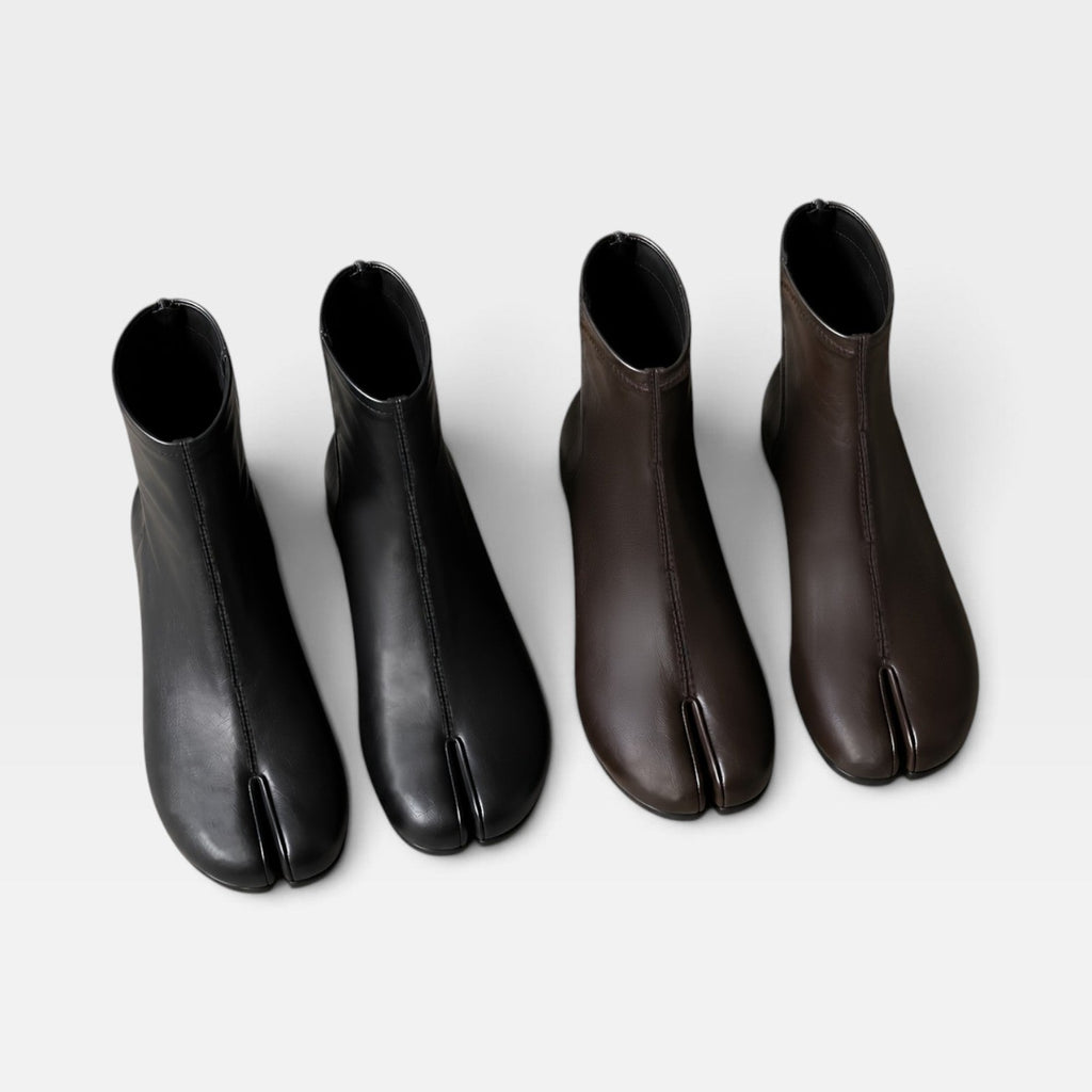 Women's Leather Split-Toe Boots