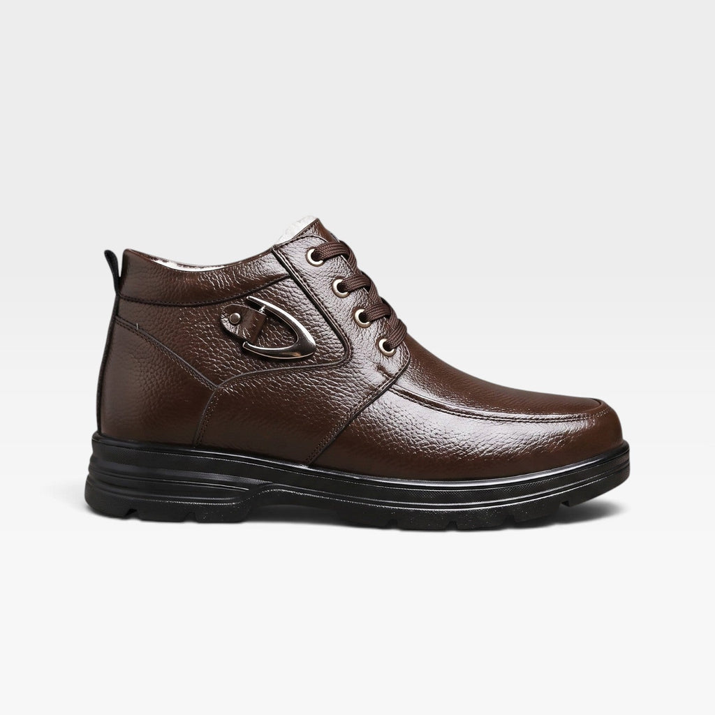 Men's Leather Lace-Up Boots