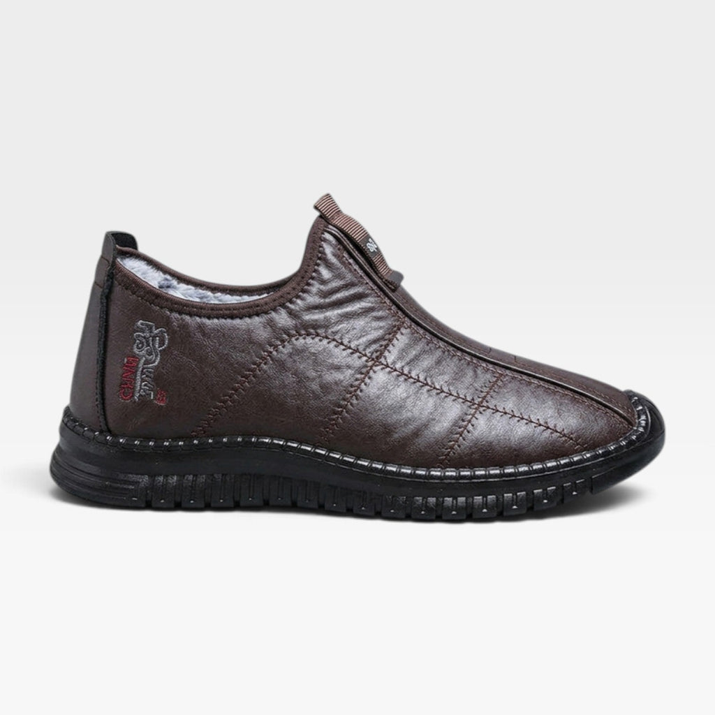Men's Leather Waterproof Winter Boots