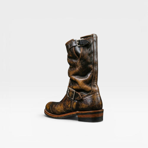 Men's Distressed Leather Calf Boots