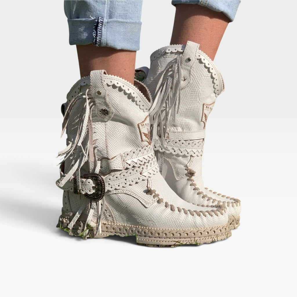 Women's Suede Fringe Ankle Boots