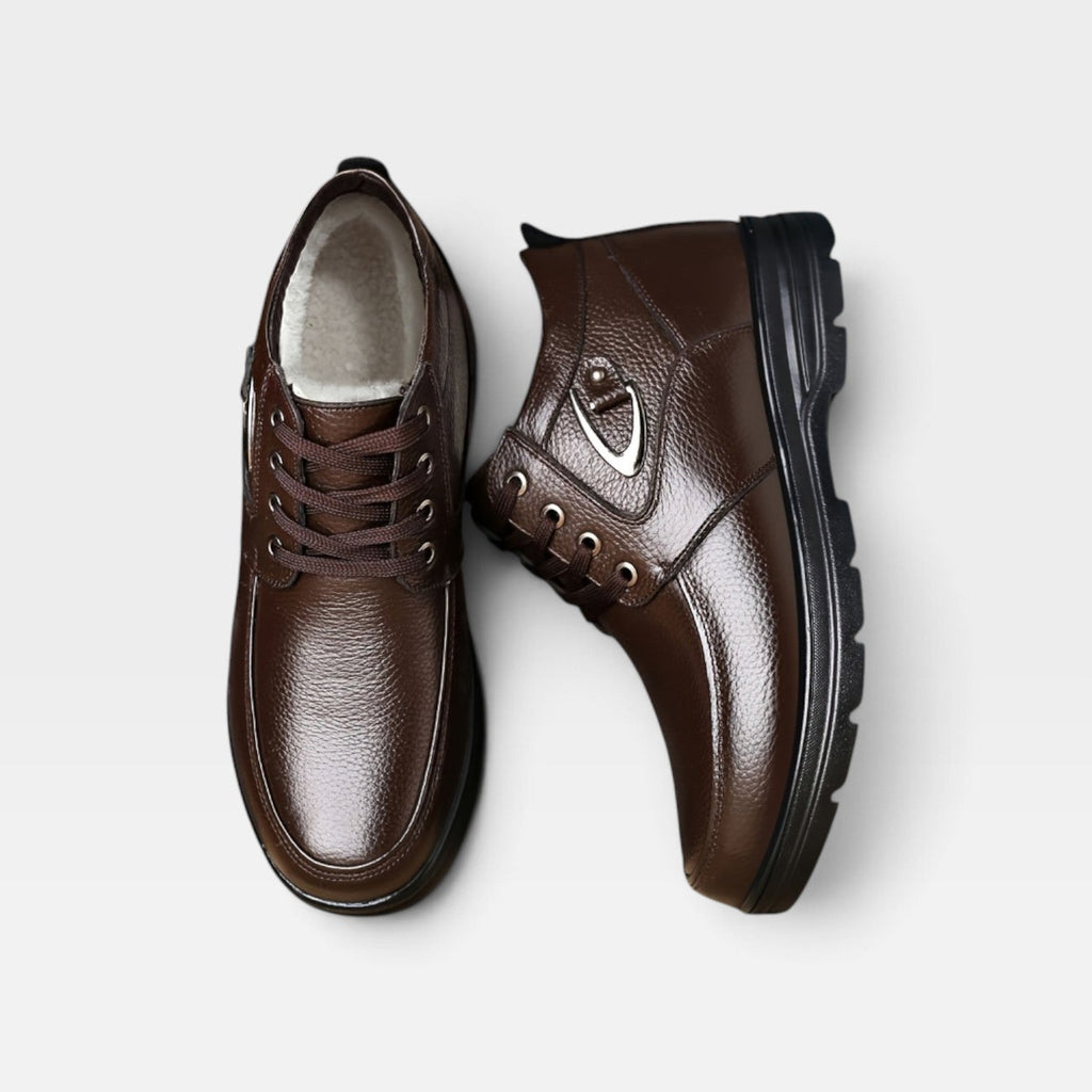 Men's Leather Lace-Up Boots
