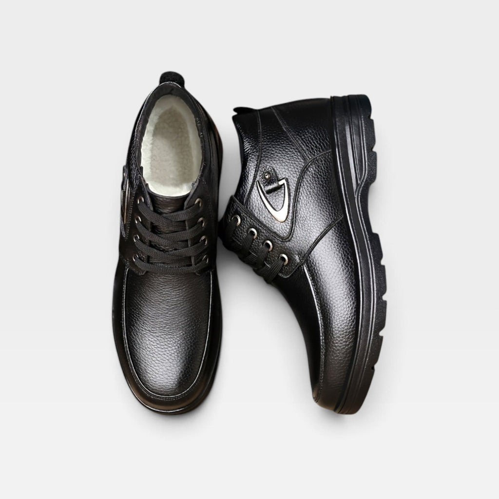 Men's Leather Lace-Up Boots