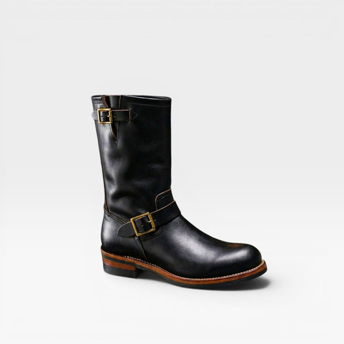 Men's Distressed Leather Calf Boots