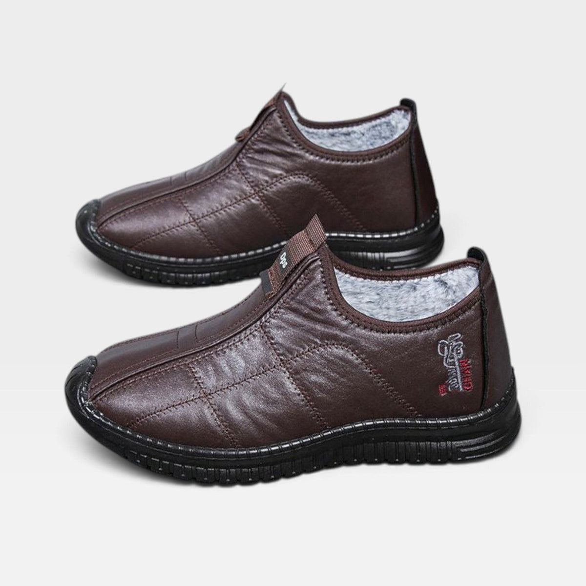 Men's Leather Waterproof Winter Boots
