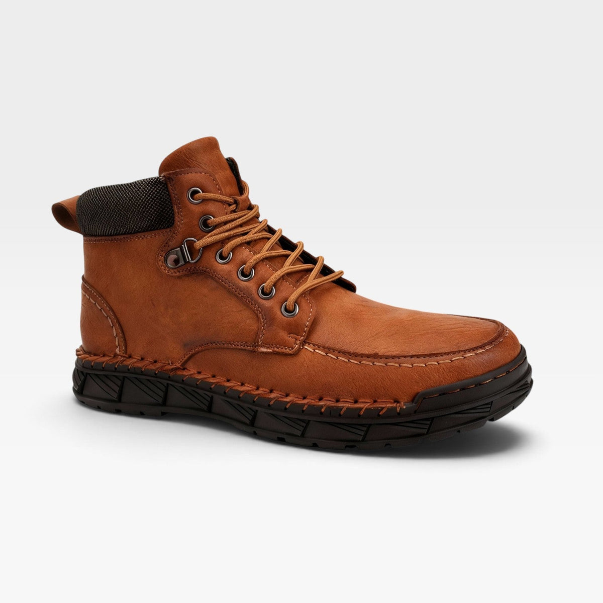Men's Suede Lace-Up Ankle Boots