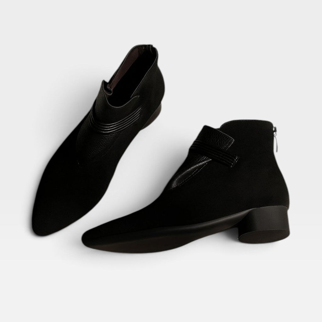 Women's Elegant Genuine Suede Ankle Boots