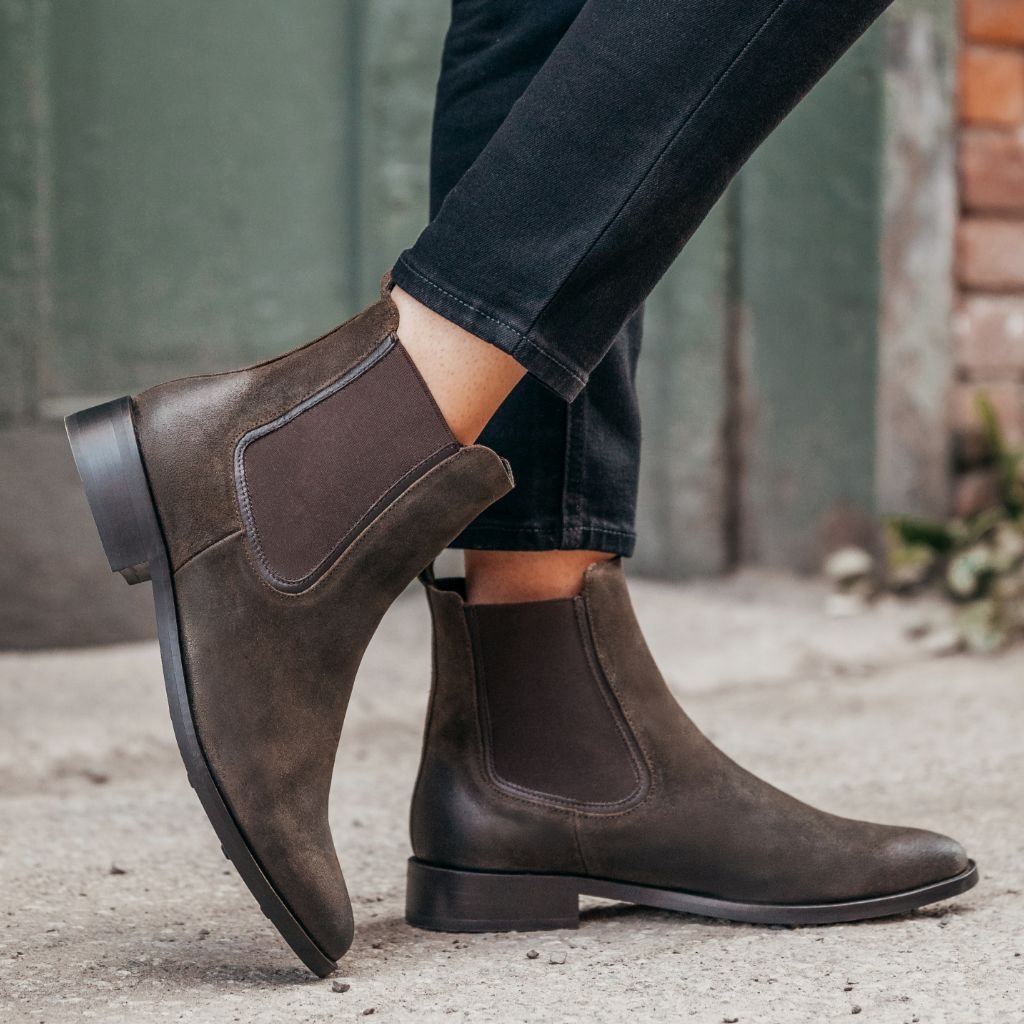 Women's Suede Chelsea Boots