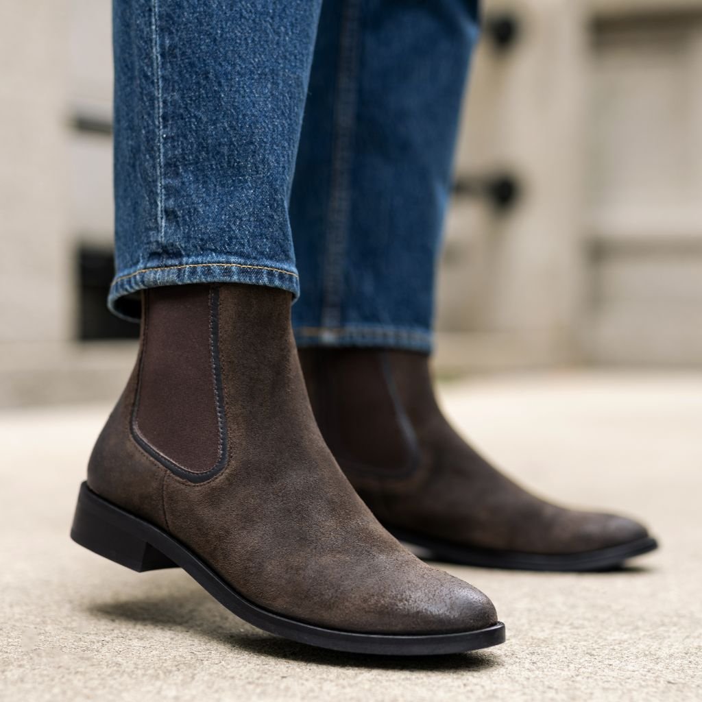 Women's Suede Chelsea Boots