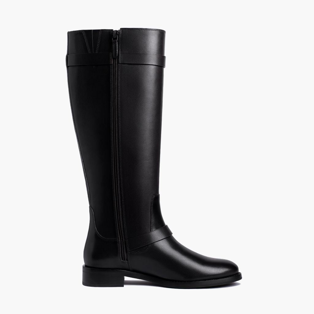 Women's Wide Calf Knee High Leather Boots