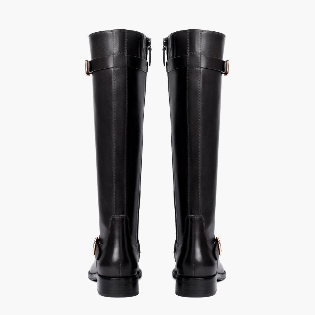 Women's Wide Calf Knee High Leather Boots