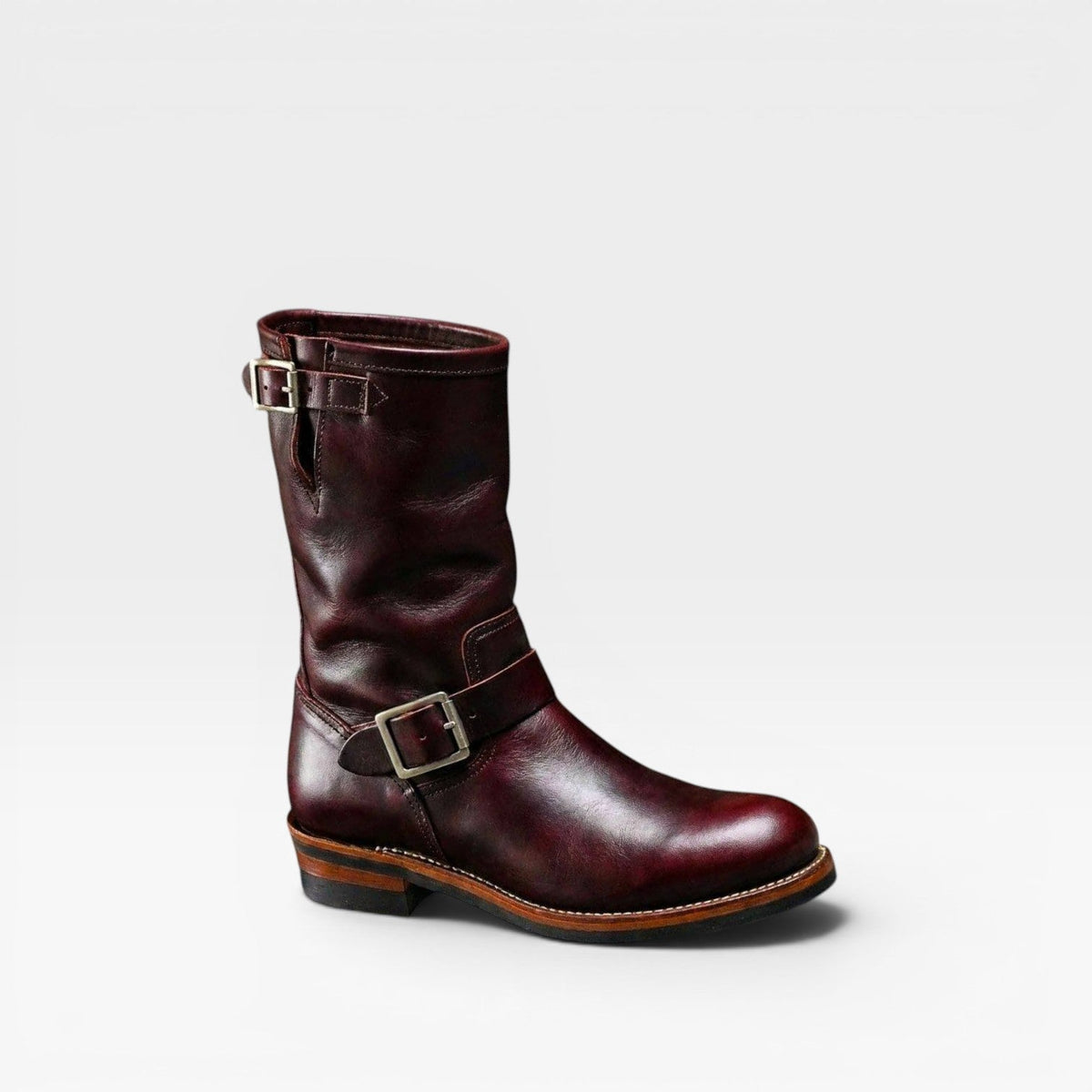 Men's Distressed Leather Calf Boots