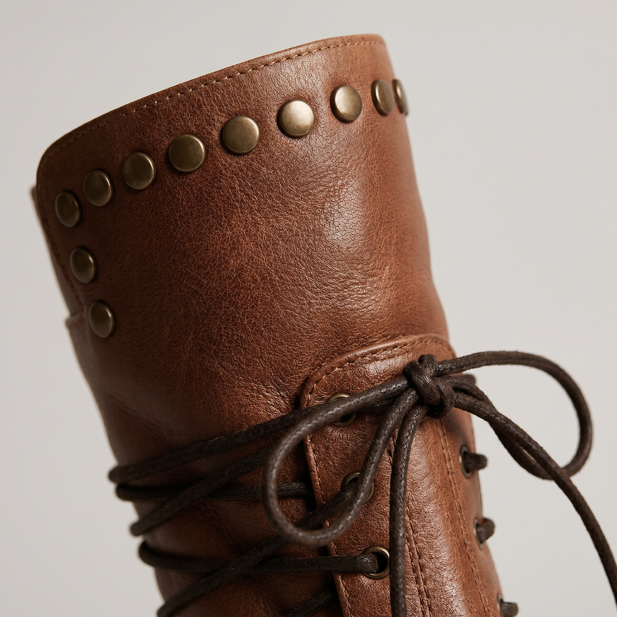 Women's Leather Calf Lace-Up Boots